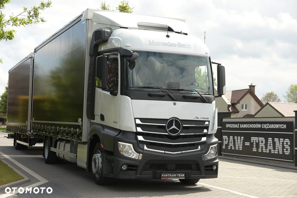 Mercedes-Benz ACTROS 1830///* 2021///* ZESTAW///* TANDEM///* PRZEJAZDOWY///* 7.70+7.70///* WIRTUAL KOKPIT///* LEDY///* STAN BARDZO DOBRY