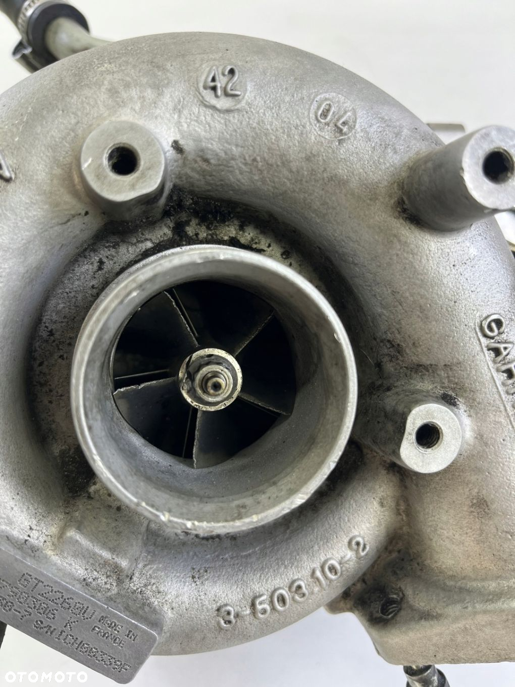 TURBOSPRĘŻARKA TURBO GARRETT BMW 530D E60 E61 M57 3.0D 7790306 ORYGINAŁ - 10