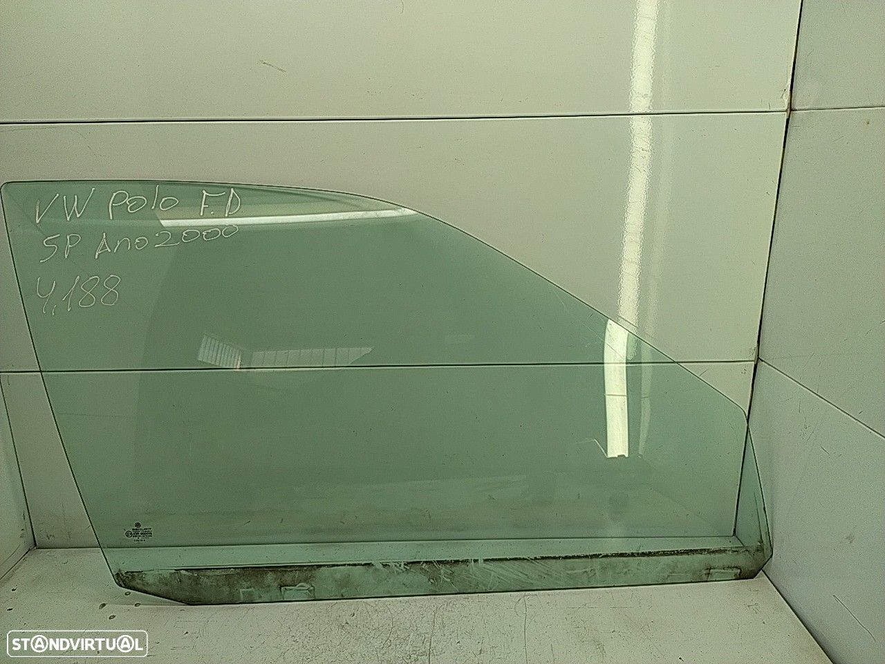 Vidro Porta Frente Direita Volkswagen Polo (6N2) - 1