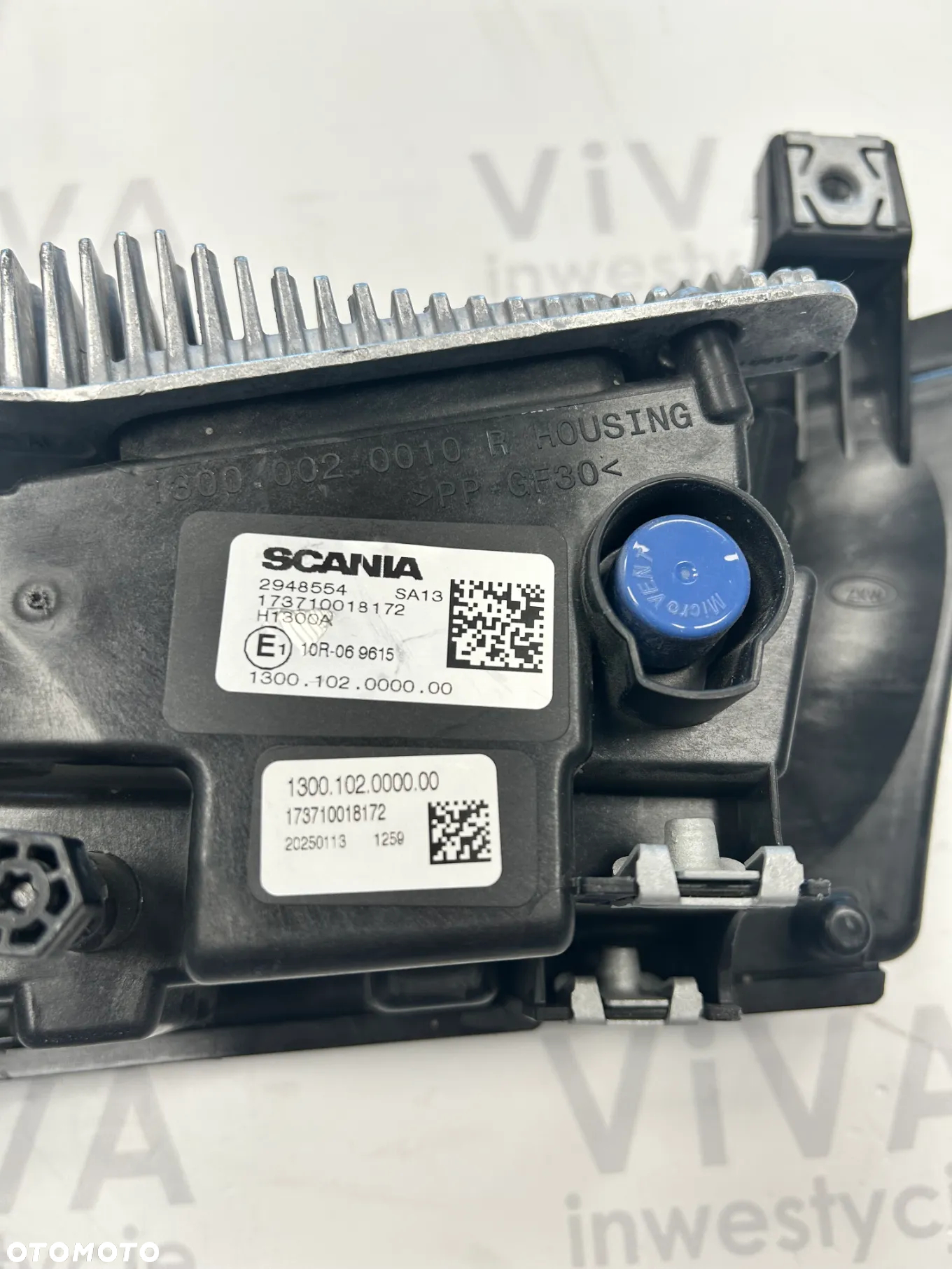 SCANIA OE HALOGEN REFLEKTOR LED DALEKOSIĘŻNY PRAWY 2948554 - 4