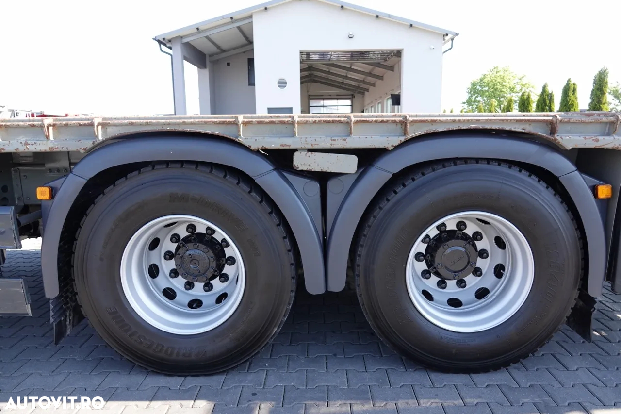 MAN TGS 35.360 / 8x2-4 / REMORCARE + HDS HIAB 166 E-2 / AXIE LIFTATOR / 4 AXI / GAMA HIDRAULICA / TROLIU / ASISTENTA RUTIERA / EURO 5 EEV - 25