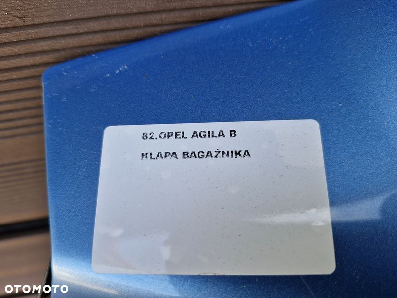 opel agila b klapa bagażnika tył tylna - 2