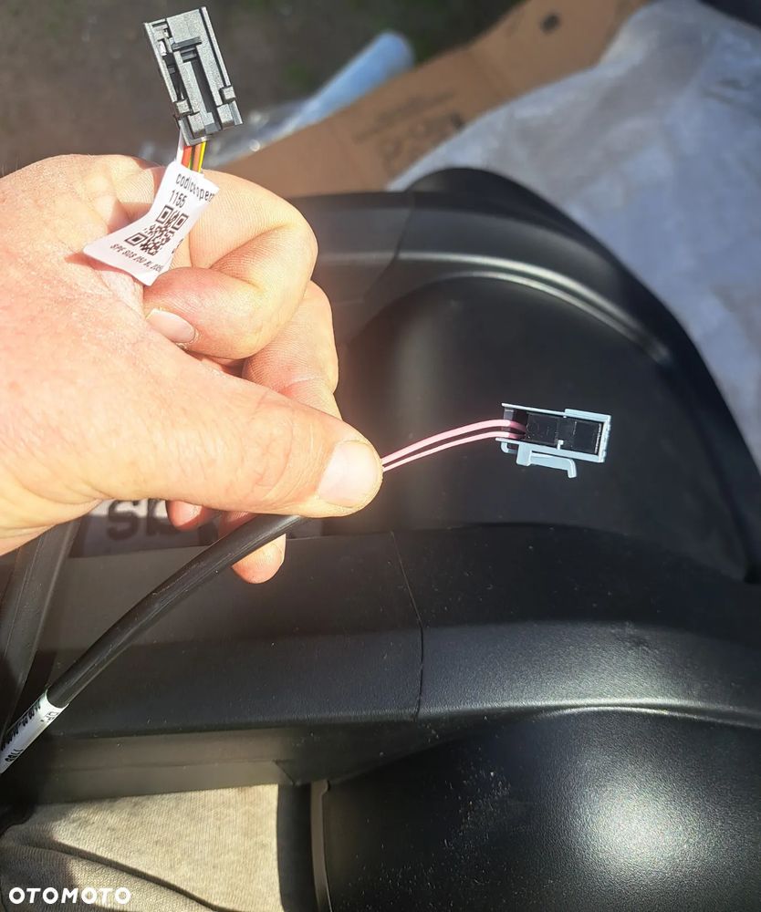 Lusterko lewe Citroën Jumper II Peugeot Boxer II Fiat Ducato III 8+2 10 Pin 735773405 0735773405 7QV33JXWAA - 7