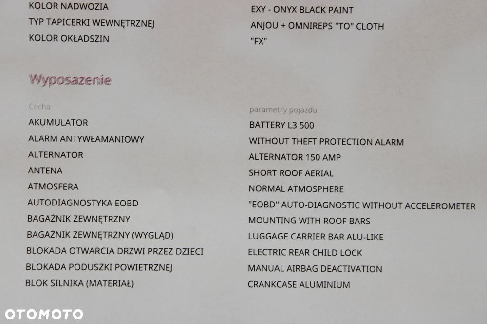 Citroen C4 I Picasso Maska Klapa Drzwi Zderzak EXYB - 14