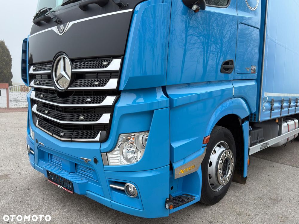 Mercedes-Benz ACTROS 1833 / FIRANKA/ WINDA / NOWY TACHOGRAF G2V2 / NOWE OPONY / 19PALET / 8TON ŁADOWNOŚCI / AUTOMAT / DUŻY SILNIK  / SYPIALKA / SERWISOWANY / 2018 / JAK NOWY  / - 8