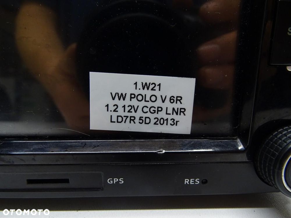 RADIO 2 DIN CZYTNIK KART SD CD GPS NAVI VW POLO V 6R - 11