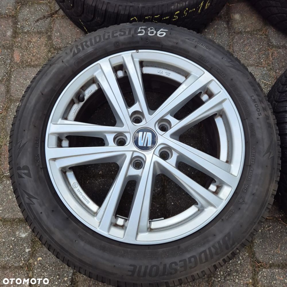 ZIMA KOŁA 205/55 R16 SEAT LEON ALHAMBRA TOLEDO ALTEA VW GOLF AUDI A3 OCTAVI - 5