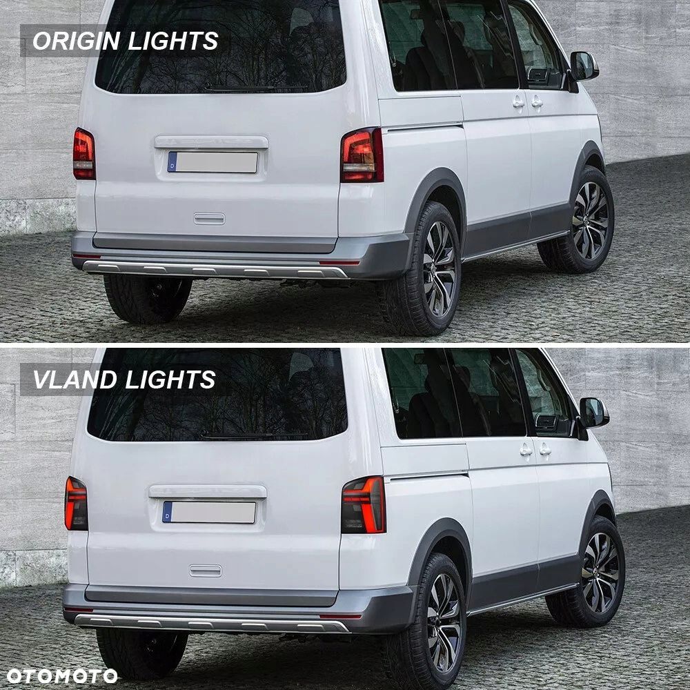 Lampy tyl Vland Led Tuning Vw T6 1 Transporter Multivan Caravelle 7e 15-24 - 10