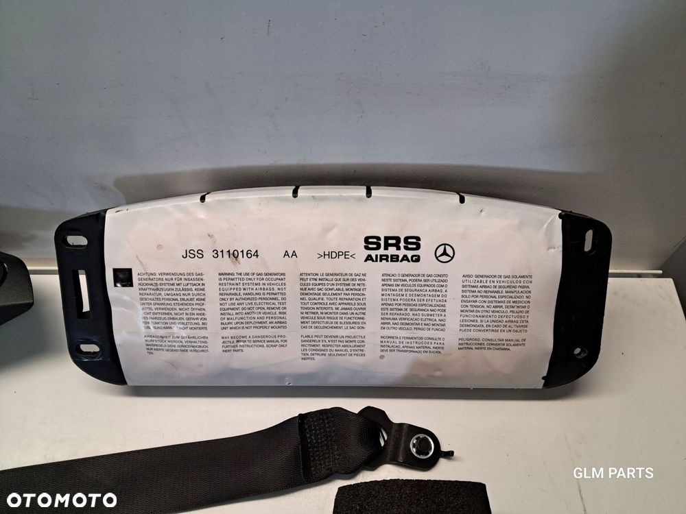 mercedes c klasa w204 sedan lift poduszki powietrzne airbag pasy komplet - 3