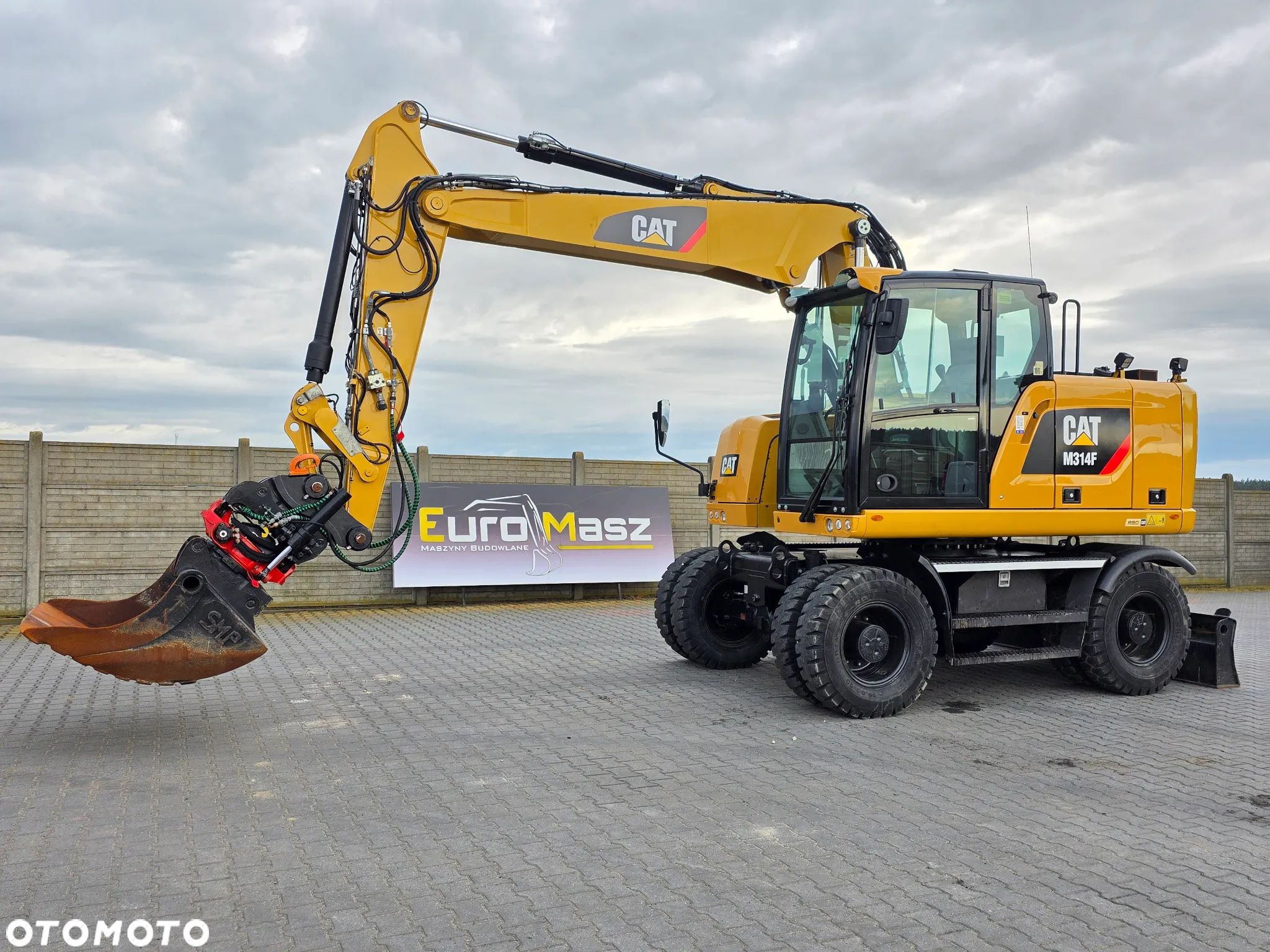 Caterpillar M314F, 2016 ROK, GŁOWICA ROTOTILT, 4400 MTH - 1