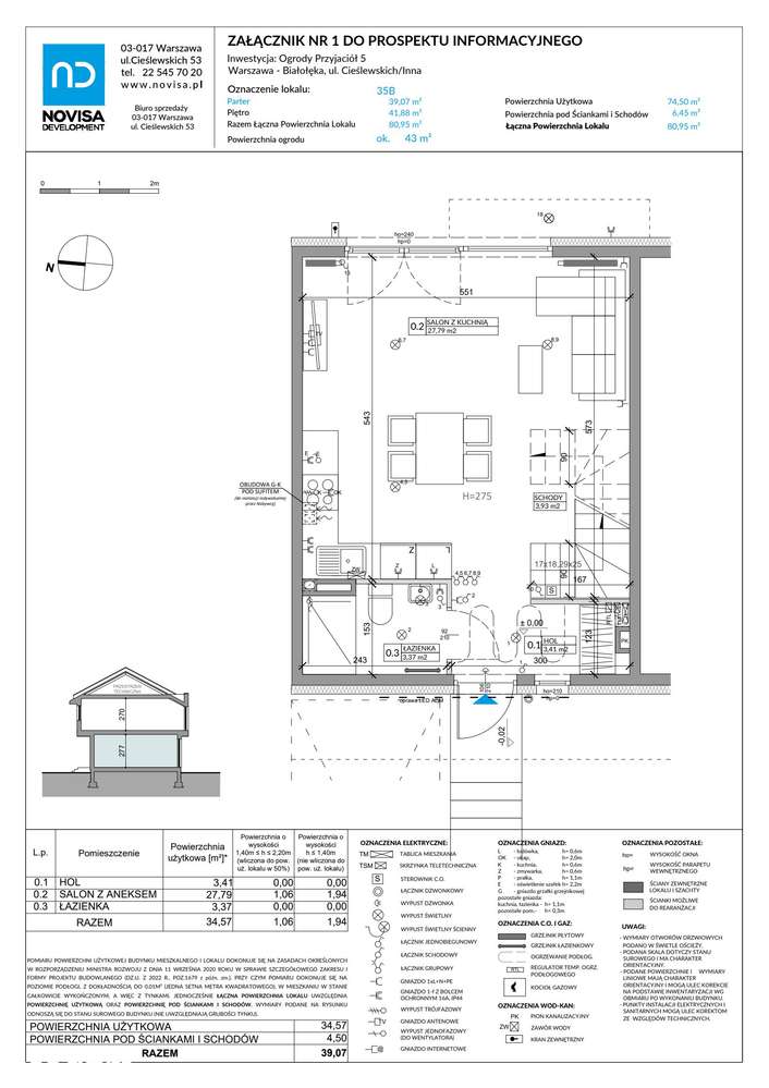 4-pokojowy dom 80m2 + ogródek Bezpośrednio - Pełny obrazek: 3/9