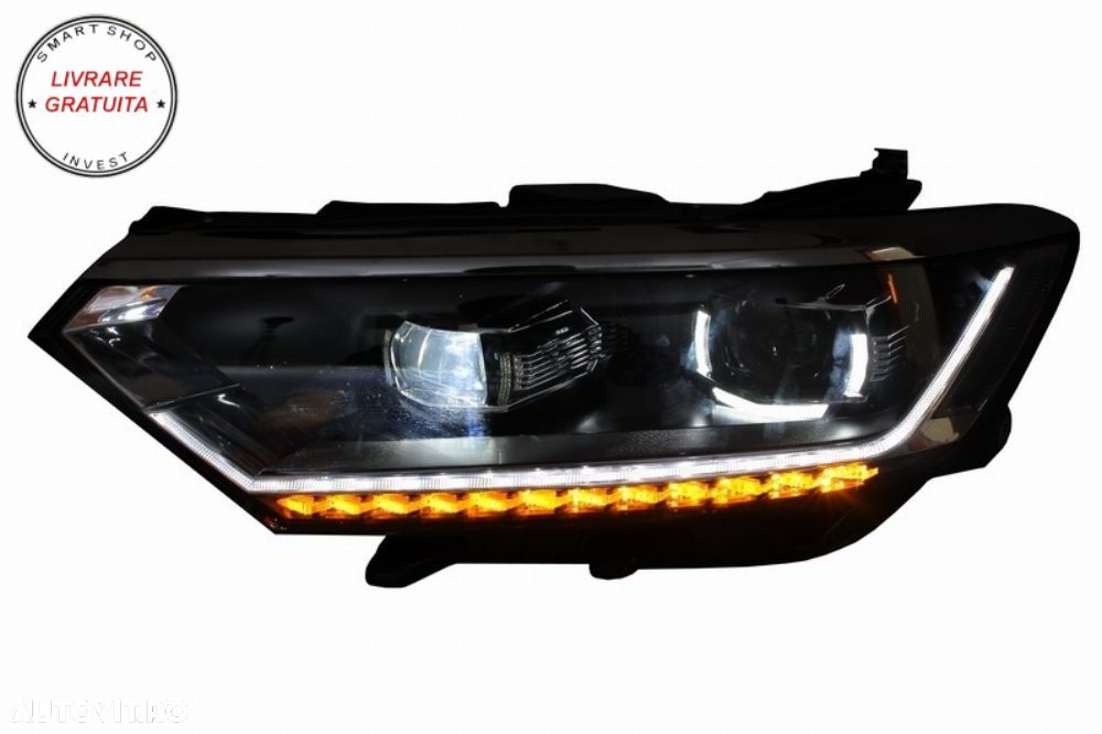 Faruri LED si Stopuri VW Passat B8 3G (2014-2019) Matrix Look R line cu semnal din- livrare gratuita - 8