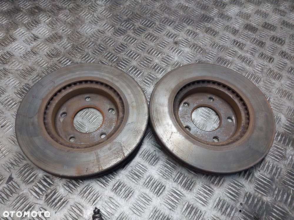TARCZE HAMULCOWE PRZÓD + KLOCKI + ZACISKI NISSAN PULSAR C13 1.5 DCI - 4
