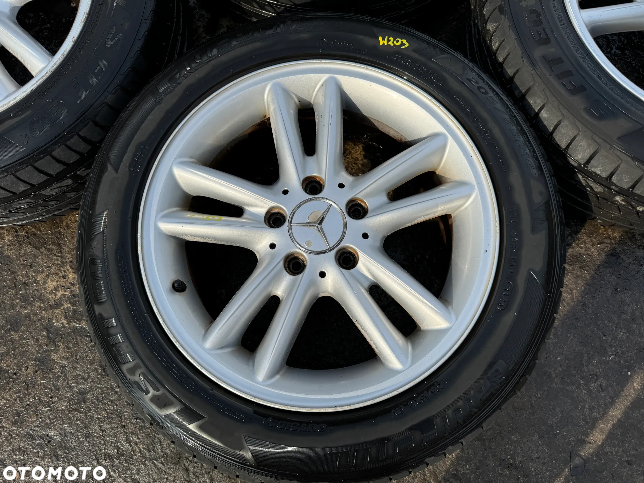 Koła felgi 16' Mercedes C-Klasa W203 7Jx16 5x112 ET37 OE - 2