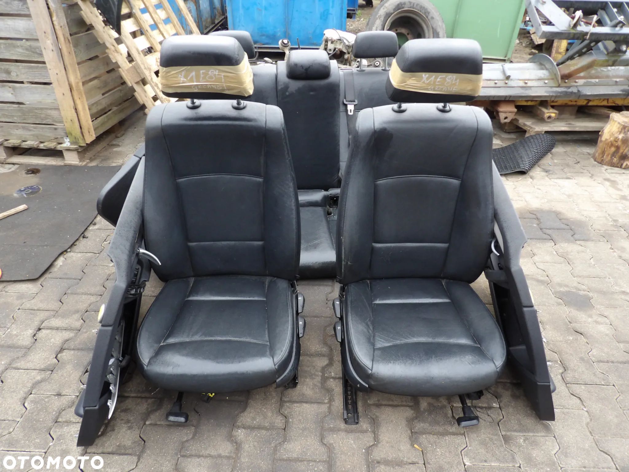 BMW - E84,X1 - FOTELE , KANAPA , BOCZKI - SKÓRA - KOMPLET - OGRZEWANE - 1