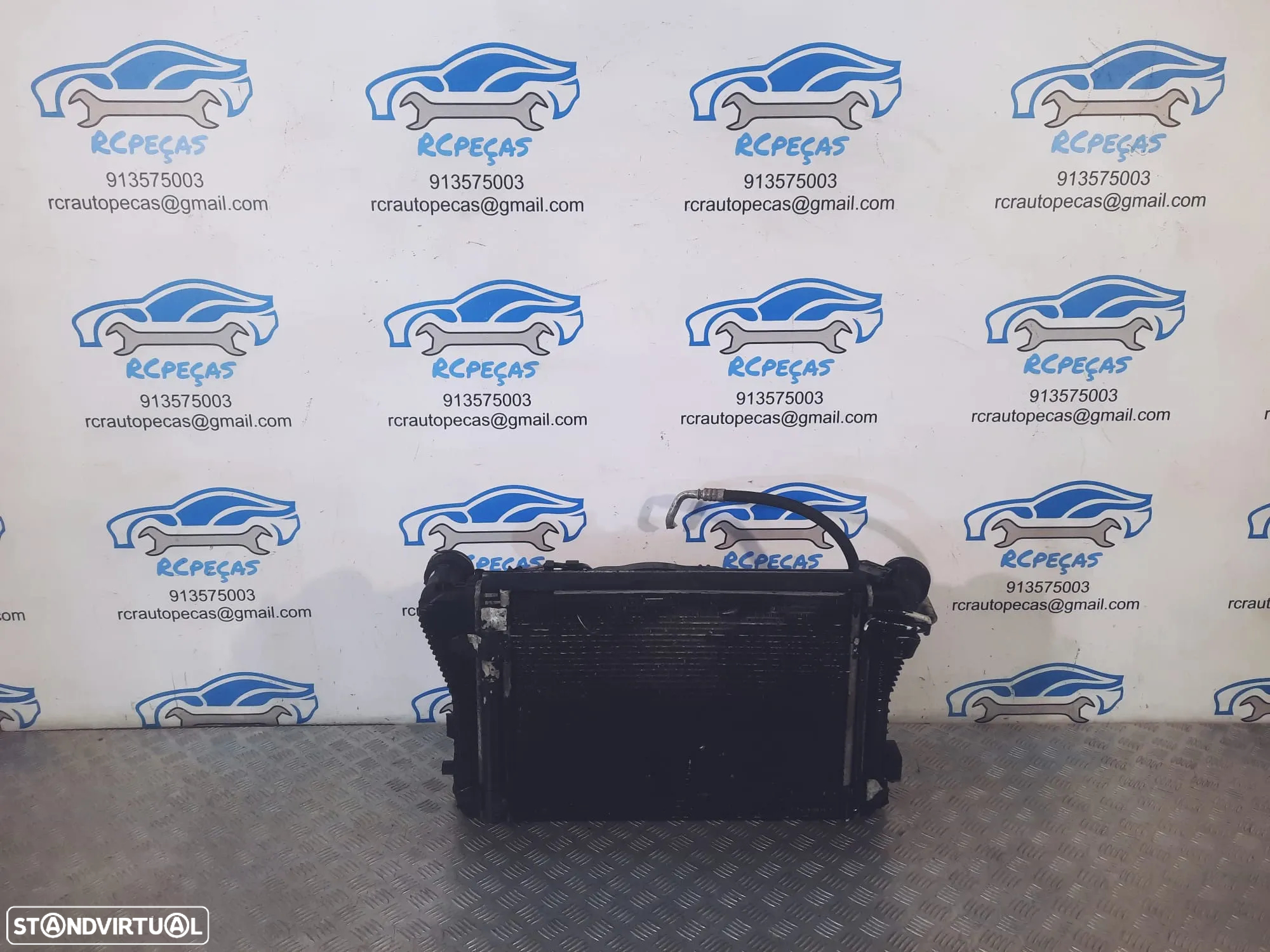 RADIADOR VENTILADOR VW VOLKSWAGEN GOLF V 5 MK5 1.9 TDI 8V 105CV BKC 1K0121253AA 1K0121253 TOURAN CADDY PASSAT SCIROCCO SEAT LEON TOLEDO ALTEA SKODA OCTAVIA AUDI A3 8P - 3