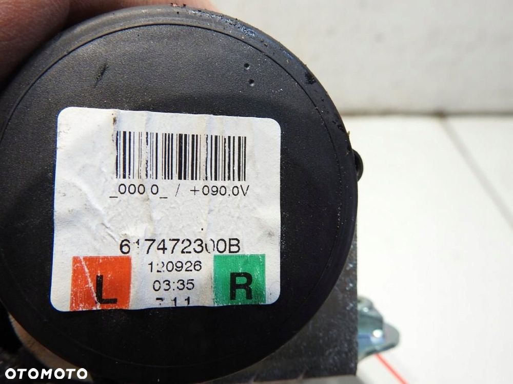 PAS PASY BEZPIECZEŃSTWA TYŁ OPEL ASTRA J KOMBI 13309838 13251499 617472300B - 7