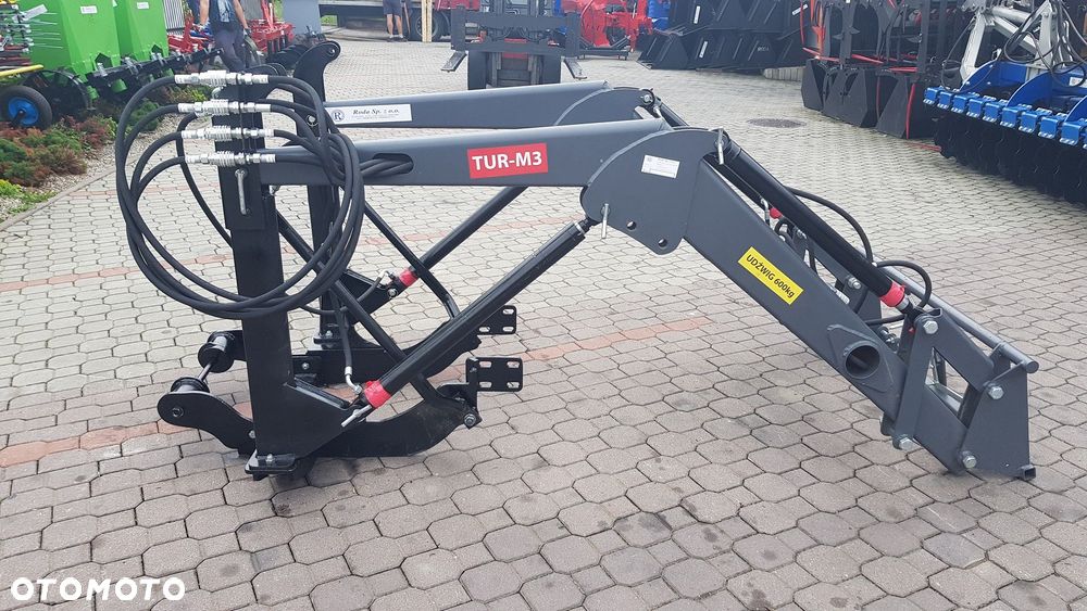 TUR 3 ładowacz czołowy do ciągnika, kompletny zestaw c360 Ursus c330 Zetor MF euro ramka - 6