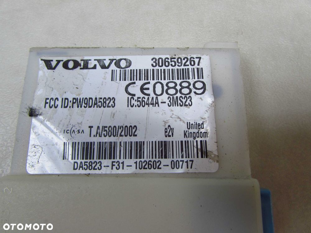 VOLVO S40 II V50 C30 C70 XC 04-13 MODUL SENSOR STEROWNIK ALARMU 30659267 - 4
