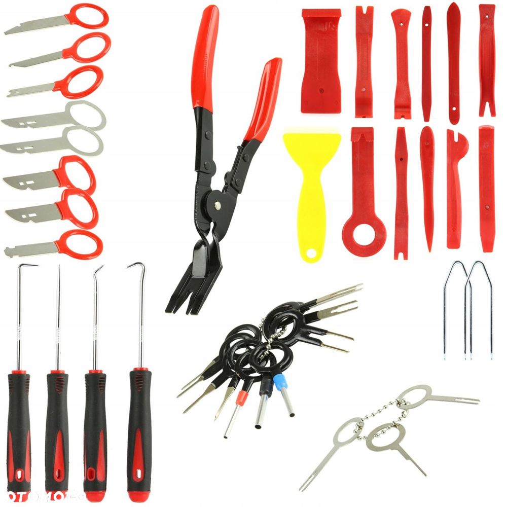 ŚCIĄGACZE DO TAPICERKI ZESTAW CHWYTAKÓW I WYJMAKÓW DO RADIA 43EL ŁYŻKI - 2