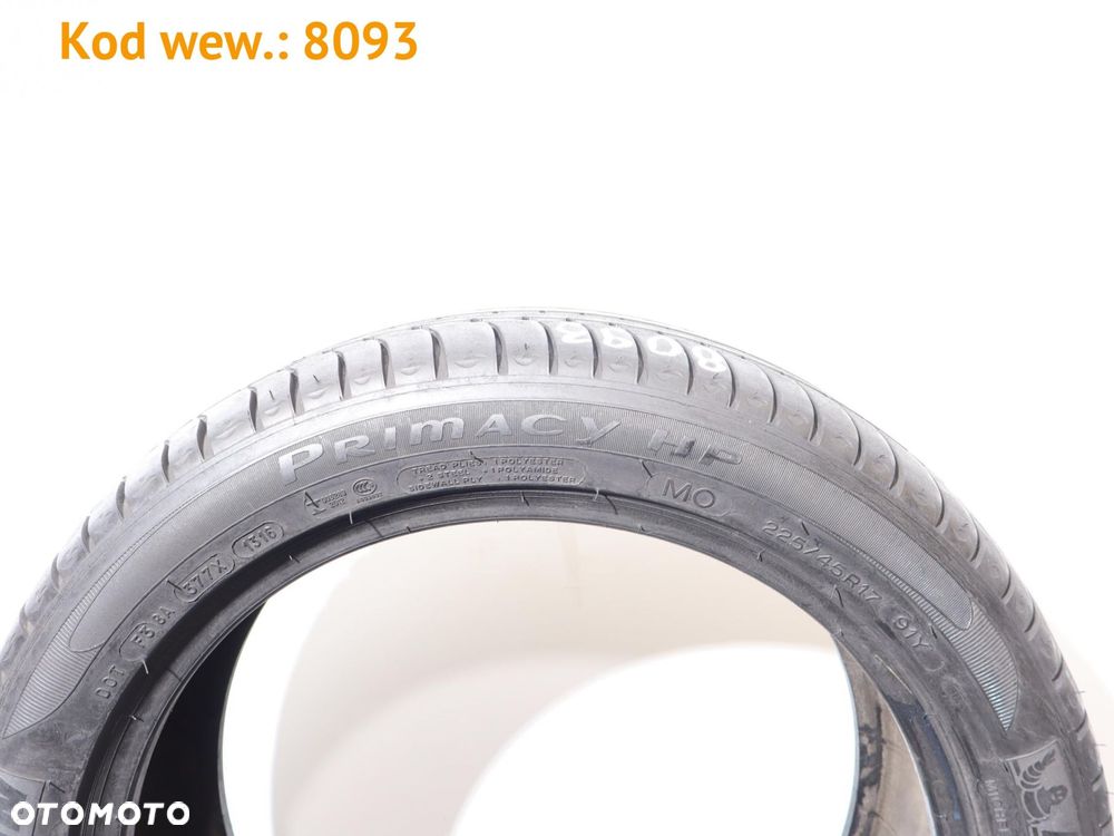 Michelin PRIMACY HP - 225/45 R17 - 4