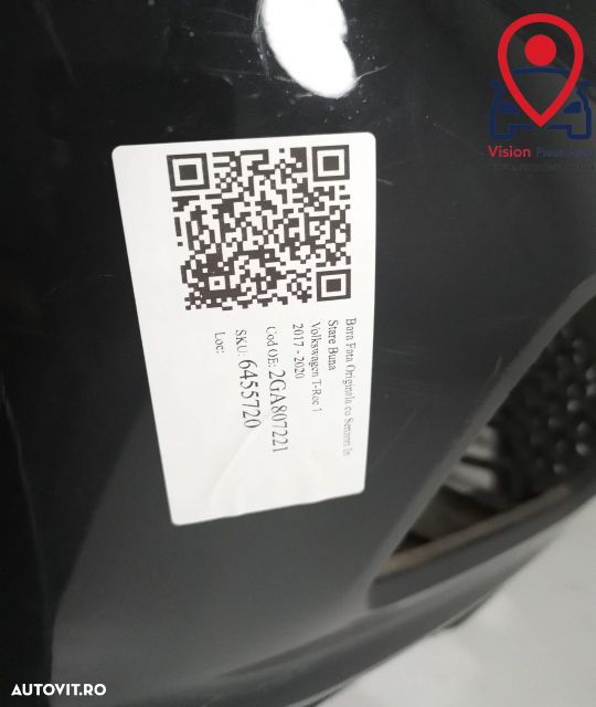 Bara Fata Originala cu Senzori In Stare Buna Volkswagen T-Roc 1 2017 2 - 10