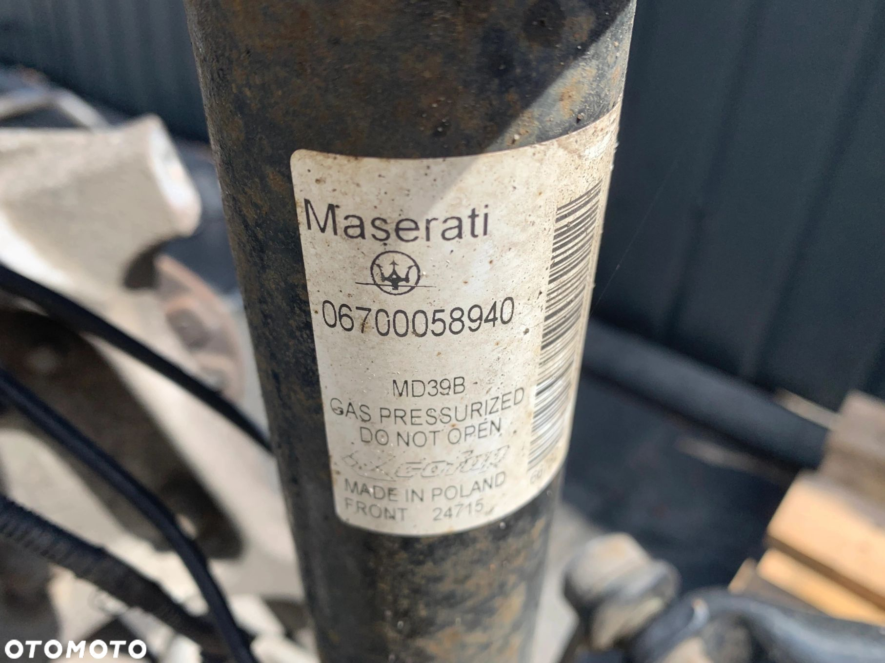 ZAWIESZENIE PRZÓD PRZEDNIE LEWA PRAWA STRONA MASERATI GHIBLI 3.0 D - 12