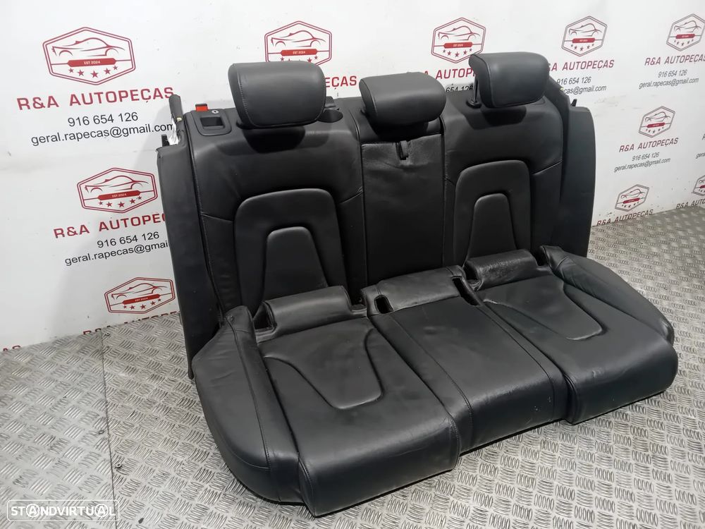 Conjunto Bancos Trás Traseiro em Pele Audi A4 B8 Sedan em Pele Original - 3