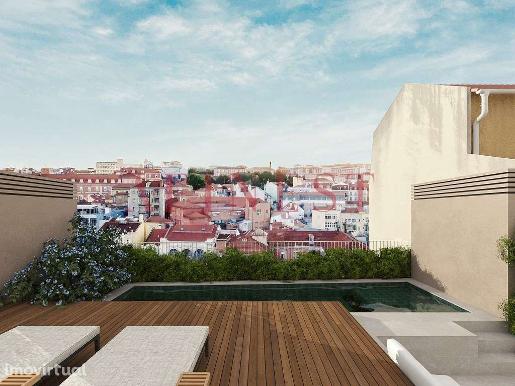 PROJETO RESIDENCIAL (5 APARTAMENTOS E 2 MORADIAS) NA GRAÇA - LISBOA - Grande imagem: 2/16