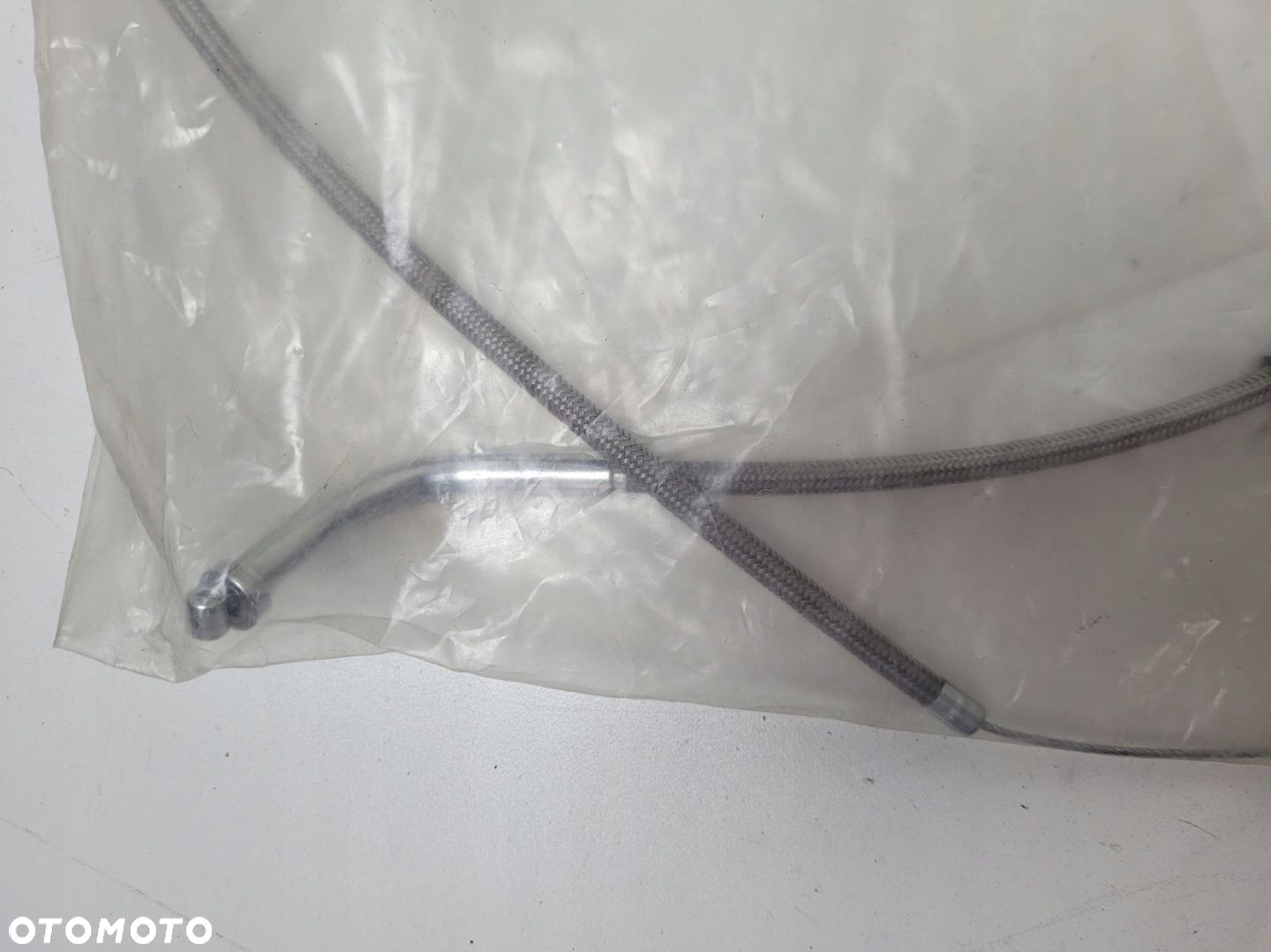 HONDA VT 600C SHADOW 88-98 LINKA GAZU 2szt 40cm W OPLOCIE STALOWYM HIGHWAY - 5
