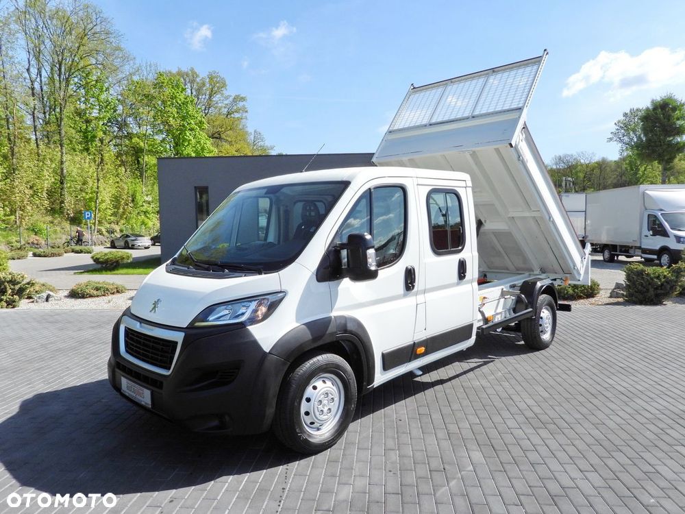 Peugeot BOXER  WYWROTKA PODWÓJNA KABINA DOKA 7 MIEJSC TEMPOMAT KLIMATYZACJA  140KM - 18