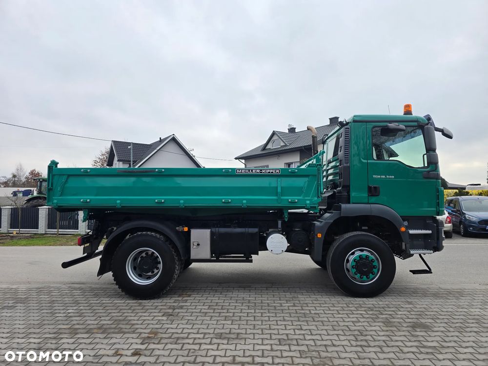 MAN TGM18.340/3 STRONNA WYWROTKA/4X4/134 TYŚ Przebieg!!! - 11