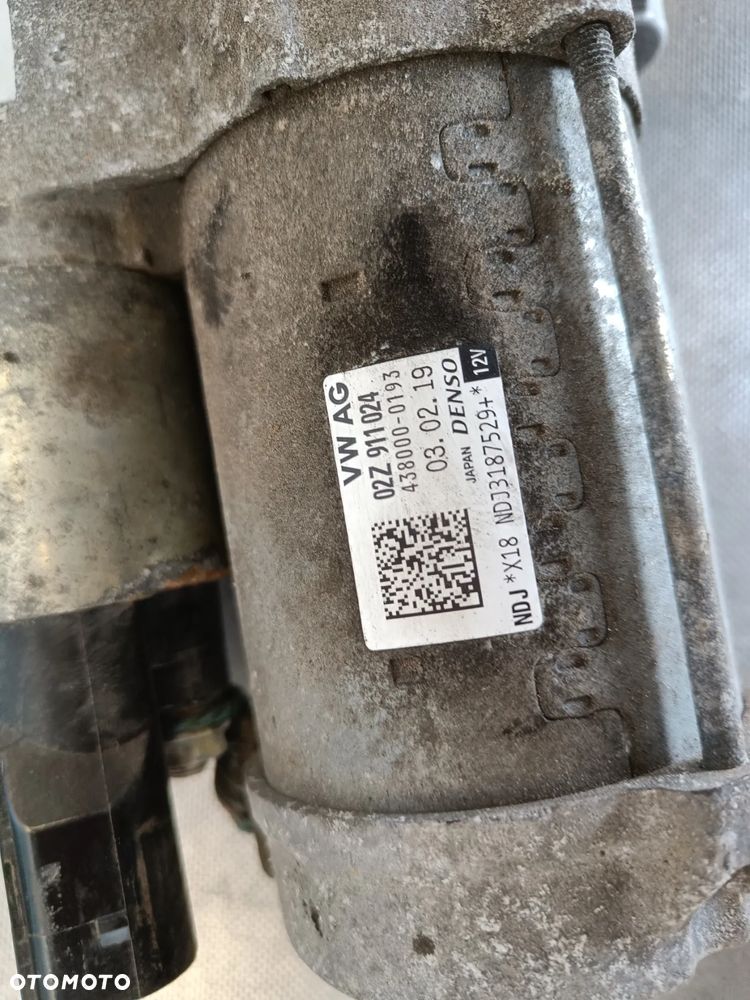 Rozrusznik 1.0 1.2 TSI Skoda Fabia Kamiq VW Golf T-Cross Seat Leon Arona Audi 02Z911024 - 5