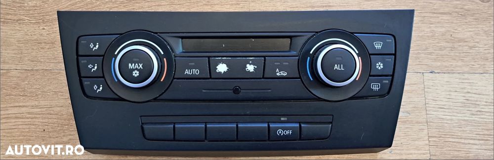 Panou butoane control clima ac aer conditionat Original BMW E81 E87 LCI E82 E88 E90+LCI E91+LCI E92+LCI E93+LCI E84 - 1