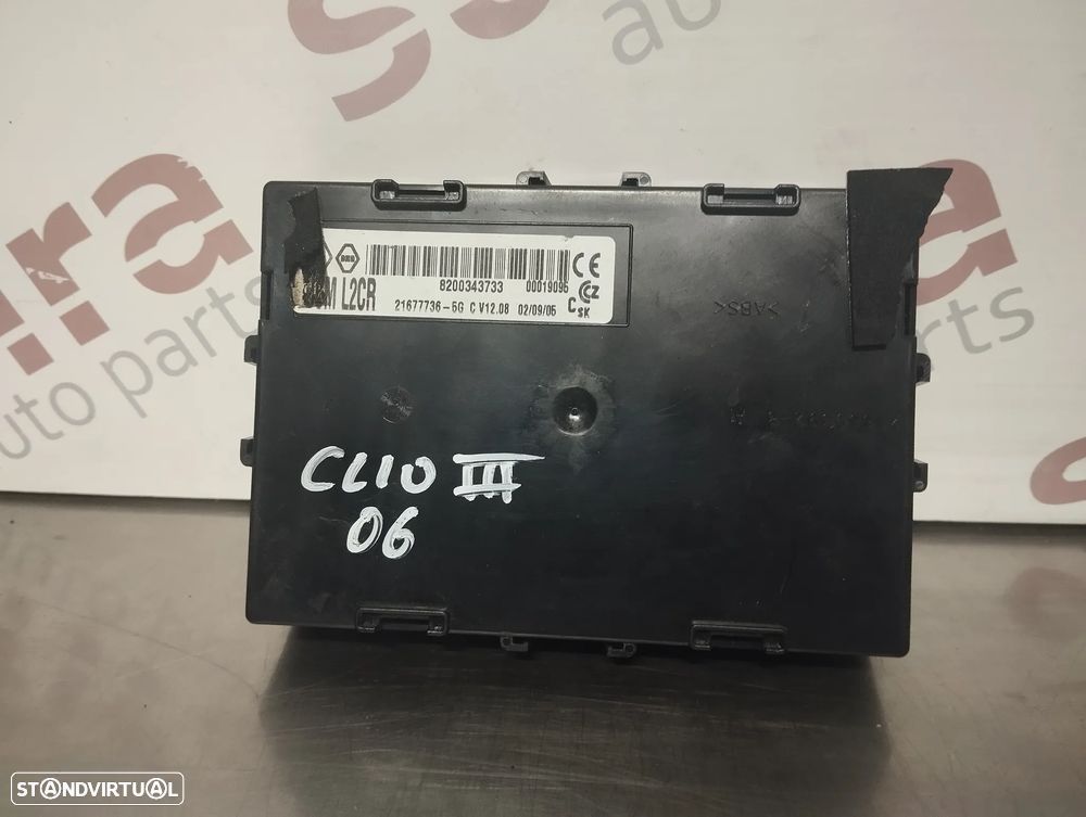 MODULO BCM RENAULT CLIO III REF. L2CR 21677736 8200343733 - 2