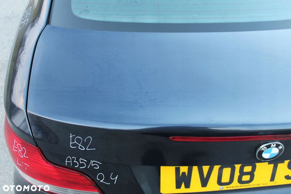 KLAPA TYŁ BAGAŻNIKA BMW E82 A35 MONACO BLAU - 2