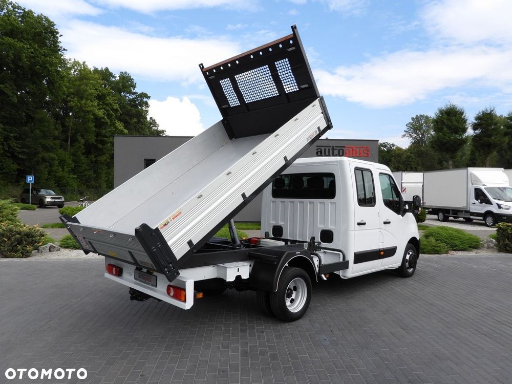 Opel MOVANO WYWROTKA PODWÓJNA KABINA DOKA 7 MIEJSC LEDY BLIŹNIACZE KOŁA KLIMATYZACJA  145KM - 4