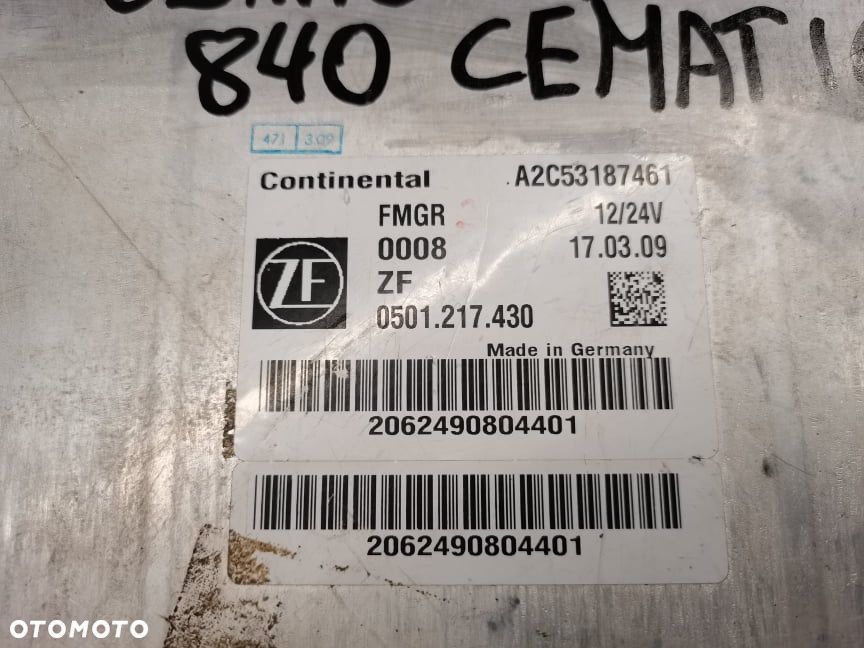 Sterownik skrzyni ZF 0501.217.430 Claas Axion - 4