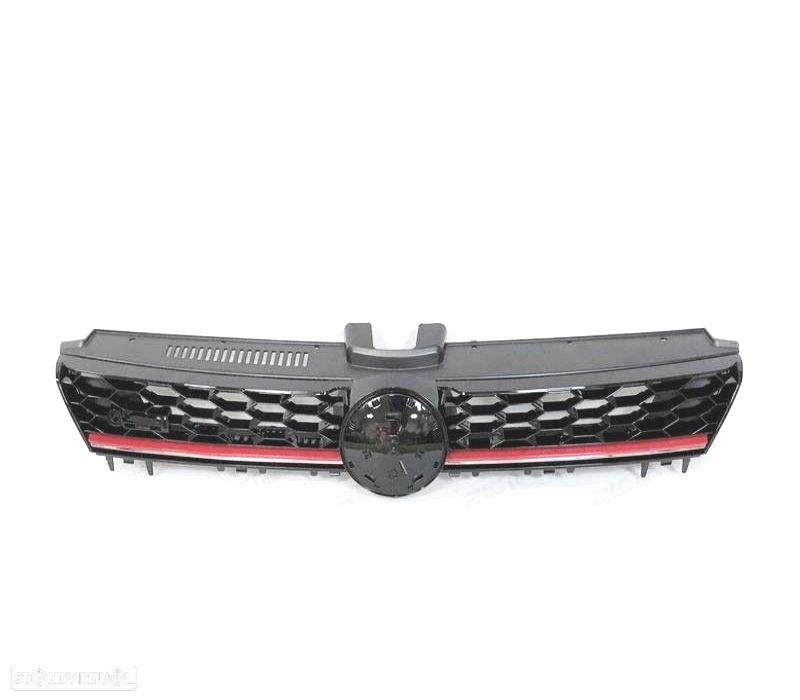 GRELHA FRONTAL VOLKSWAGEN VW GOLF 7 LIMOUSINE 12-17 VERMELHO - 3