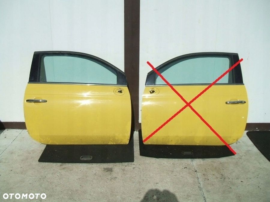 FIAT 500 DRZWI przód przednie PRAWE 509/A - 7