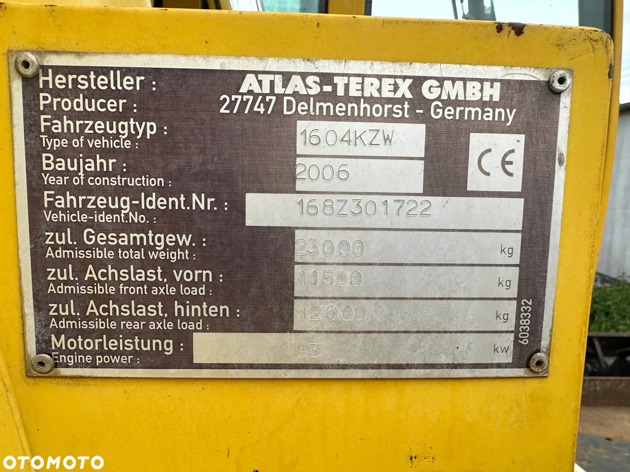 Atlas 1604KZW - 2