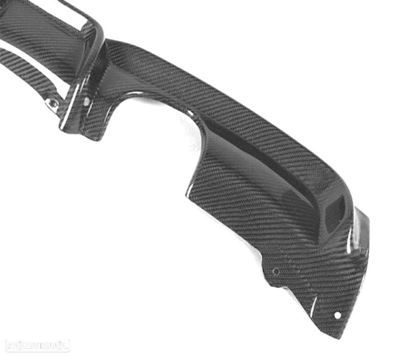 DIFUSOR BMW F30 F31 LOOK M PERFORMANCE CARBONO DUPLA SAÍDA - 3