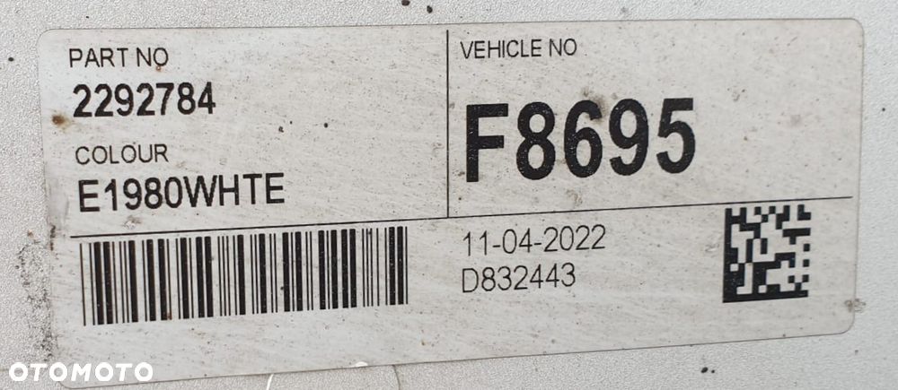 SPOILERY MIEDZYOSIOWE ZABUDOWA MIĘDZYOSIOWA DAF XF XG XG+ Prawa i Lewa 2292784 i 2292962 - 6