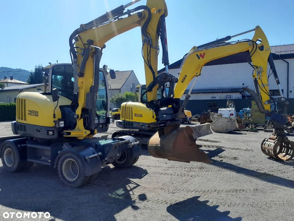 Wacker Neuson EW65 2018r 3062mtg. 8 ton głowica obrotowa ze szczypcami, KLIMA