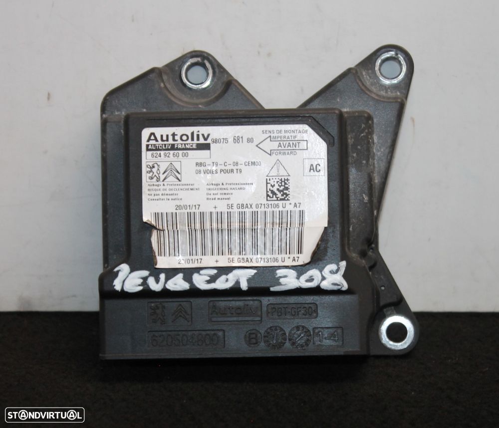 CENTRALINA DE AIRBAG PEUGEOT 308 - 2