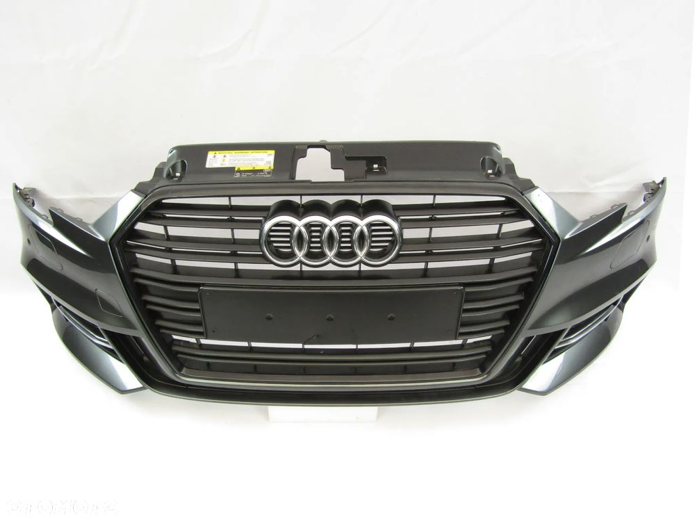 Zderzak przedni Audi A3 16 - 20 S Line Hatchback Sprysk./ Pdc-6  LZ7S - 7