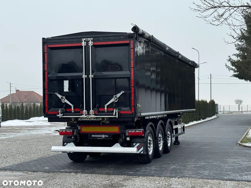 Schwarzmuller SK/ WAGA 6000 kg / 50 m3 / KLAPO-DRZWI / PODNOSZONA OŚ  / IDEALNY STAN - 14