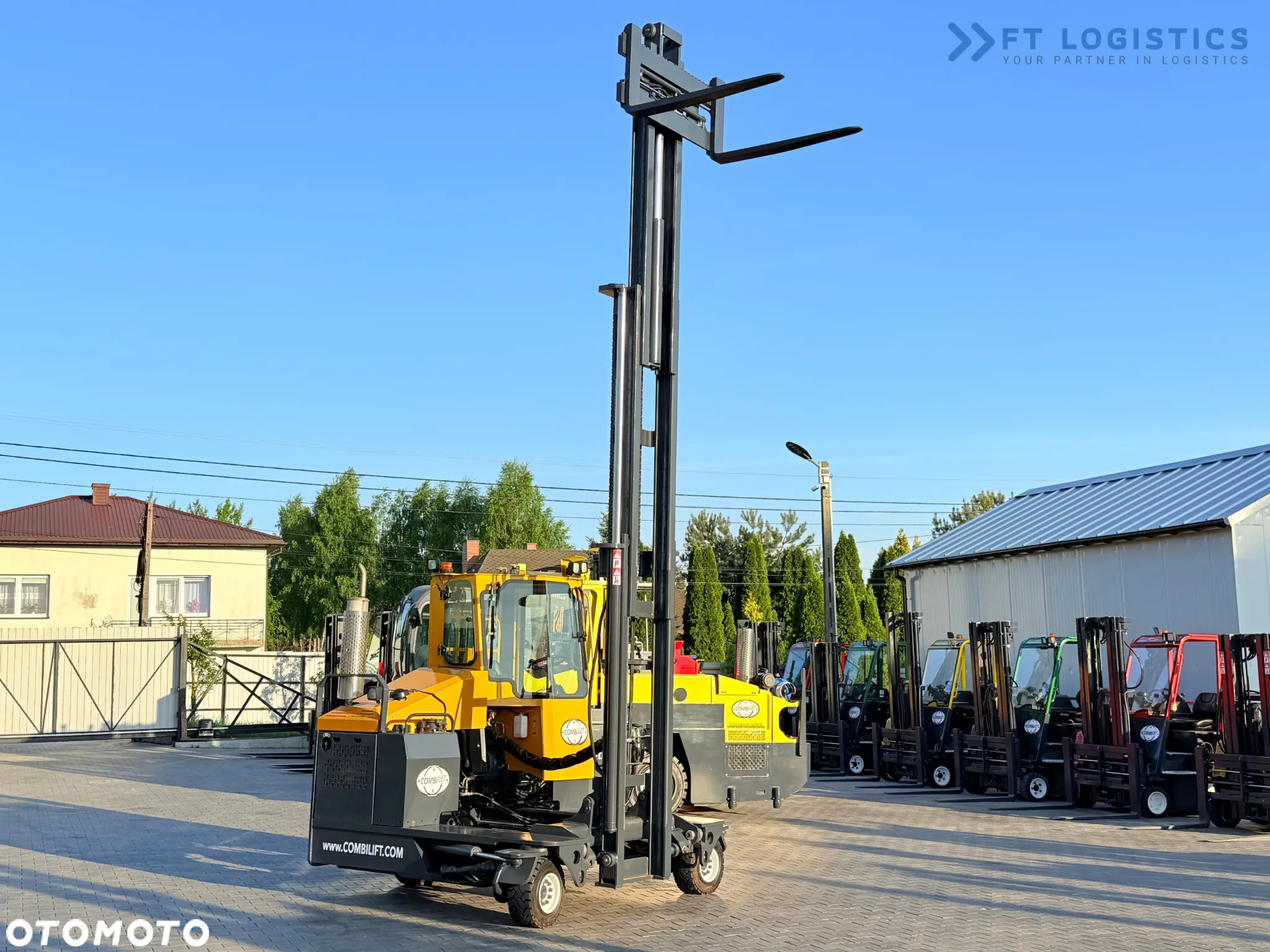 Combilift C4000 / GAS / TRIPLEX - 5600MM / WOLNY SKOK / PRZESUW WIDEŁ / JAK NOWY - 34