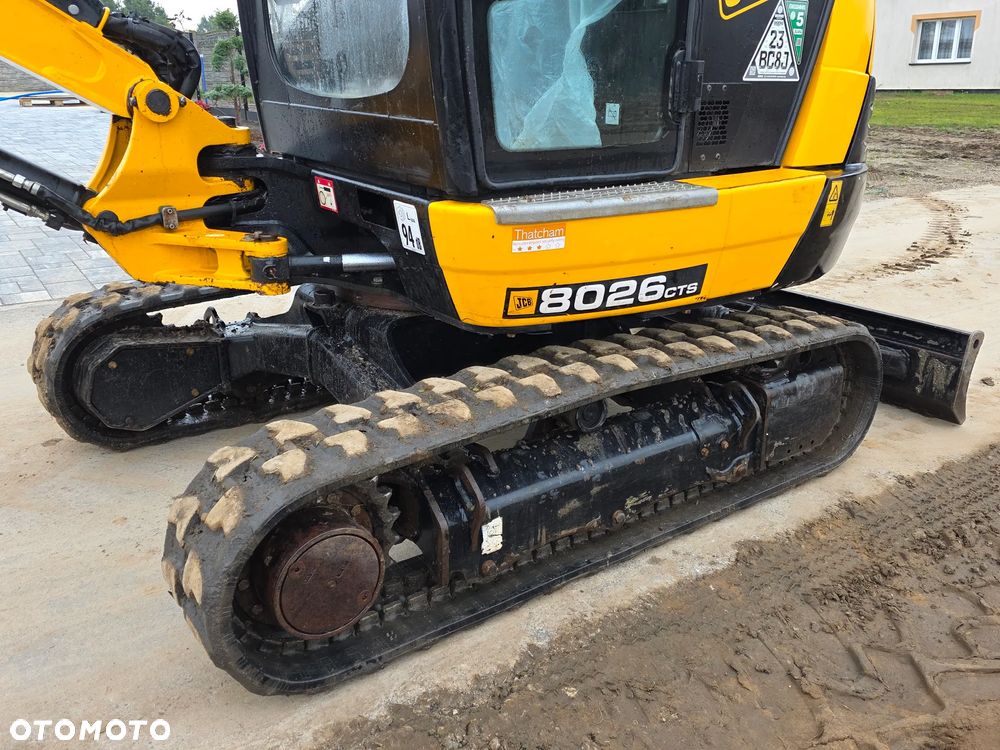 JCB JCB 8026 mini koparka 3 łyżki szybkozłącze 1 wł sprowadzona serwisowana idealna 8025 - 24