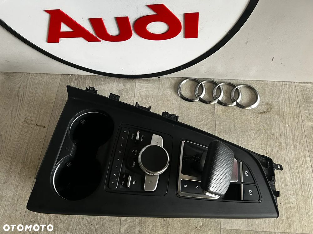 AUDI A4 B9 PANEL ŚRODKOWY TUNEL GAŁKA 8W1864261C 8W0862533A 8W1713111C CENA W OPISIE - 2